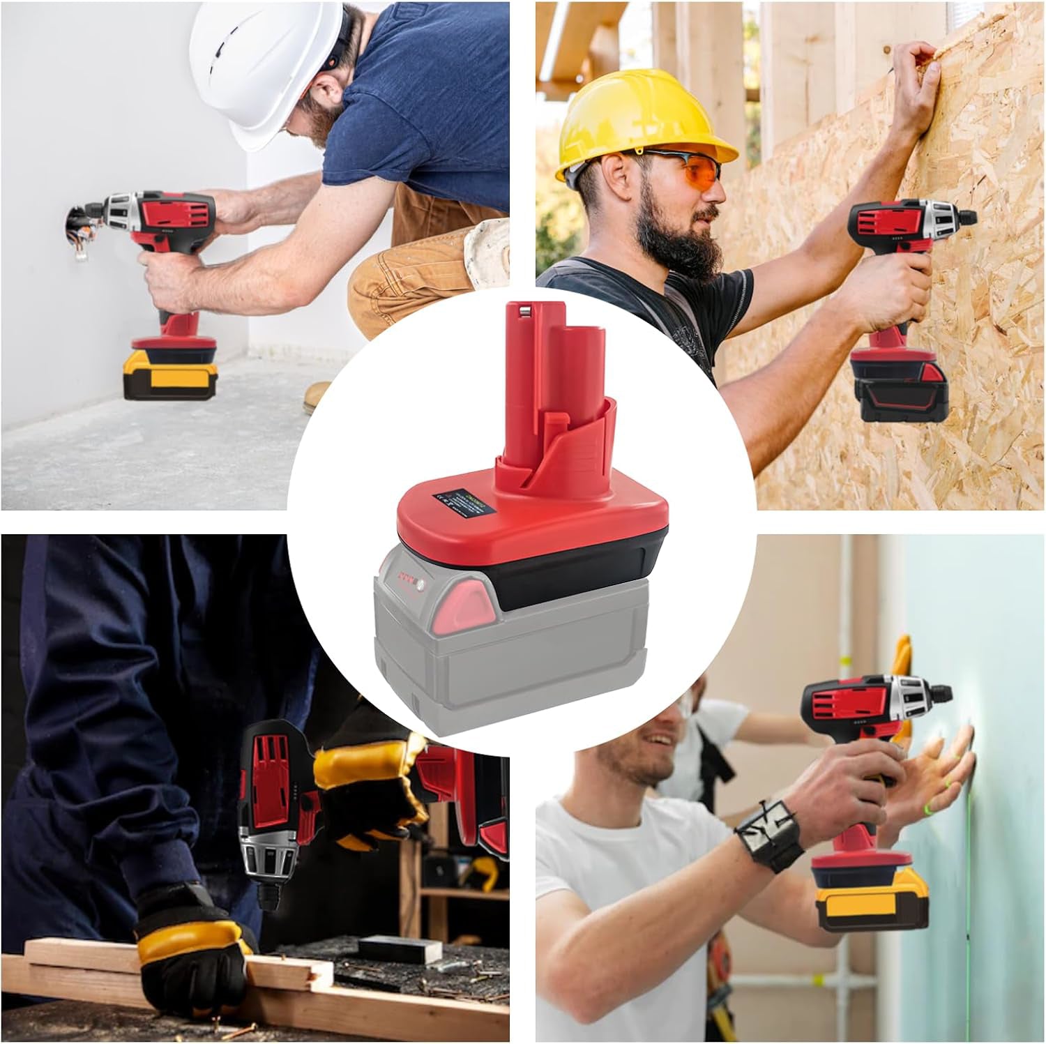 M18 to M12 Battery Adapter 18V to 12V Converter for Power Tools