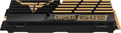 T-Force CARDEA A440 Graphene & Aluminum Heatsink 2TB with DRAM SLC Cache 3D NAND TLC Nvme Pcie Gen4 X4 M.2 2280 Gaming Internal SSD Read/Write 7,000/6,900 Mb/S TM8FPZ002T0C327