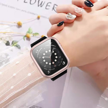 12 Pack Case Compatible for Apple Watch 44Mm Series 6/5/4/SE with Tempered Glass Screen Protector,  Full Hard Ultra-Thin Scratch Resistant Bumper Protective Cover for Iwatch Accessories